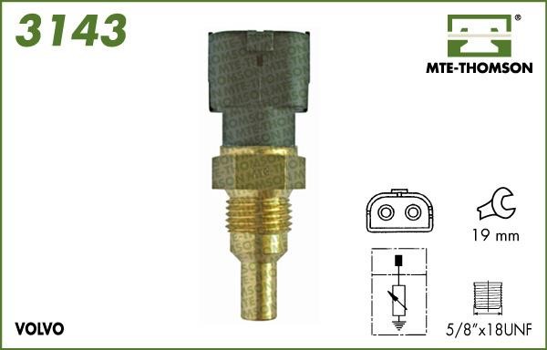 MTE-Thomson 3143 Sensor, coolant temperature 3143