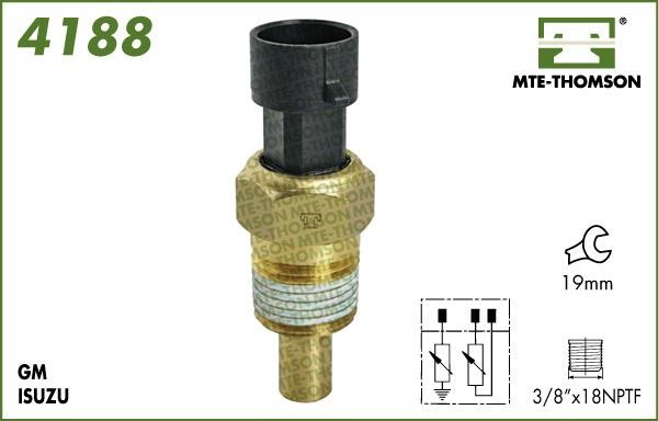 MTE-Thomson 4188 Sensor, coolant temperature 4188