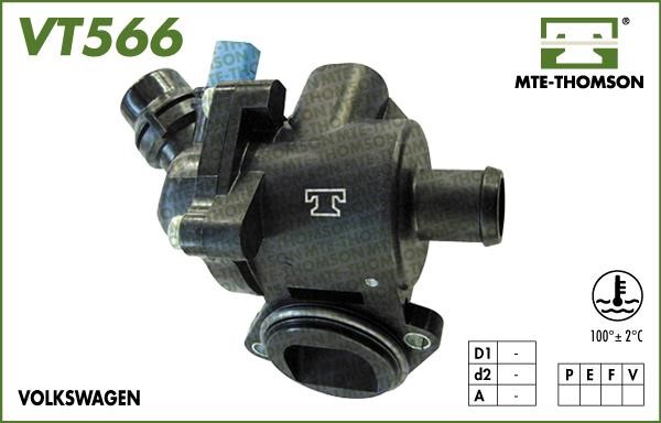 MTE-Thomson VT566.100 Thermostat, coolant VT566100