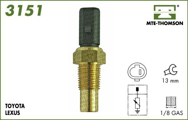MTE-Thomson 3151 Sensor, coolant temperature 3151