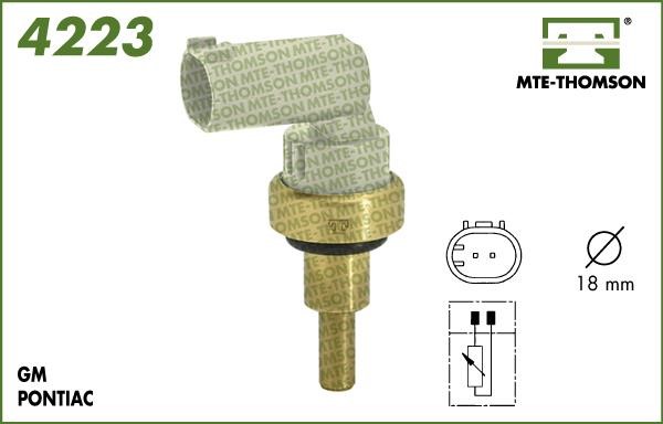 MTE-Thomson 4223 Sensor, coolant temperature 4223