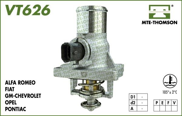 MTE-Thomson VT626.105 Thermostat, coolant VT626105