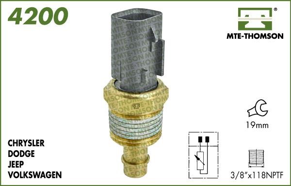 MTE-Thomson 4200 Sensor, coolant temperature 4200