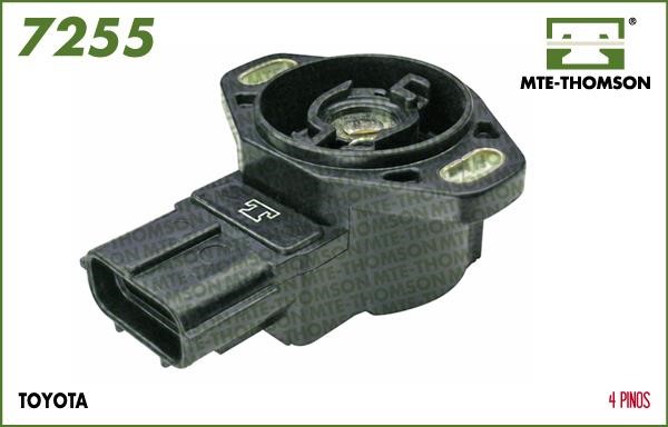MTE-Thomson 7255 Throttle position sensor 7255