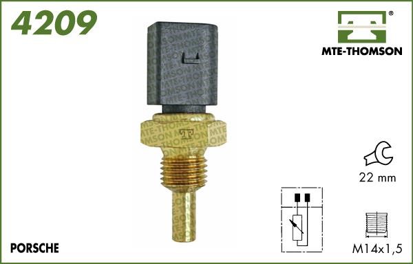 MTE-Thomson 4209 Sensor, coolant temperature 4209