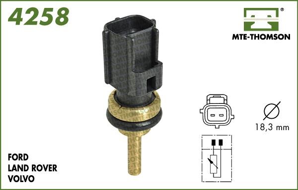 MTE-Thomson 4258 Sensor, coolant temperature 4258
