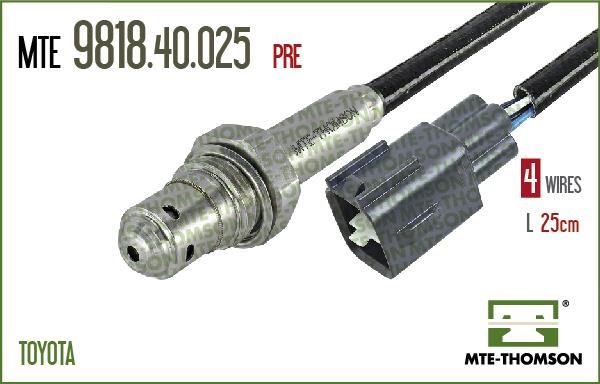 MTE-Thomson 9818.40.025 Lambda Sensor 981840025