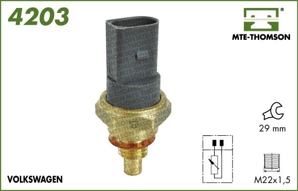 MTE-Thomson 4203 Sensor, coolant temperature 4203