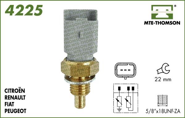 MTE-Thomson 4225 Sensor, coolant temperature 4225