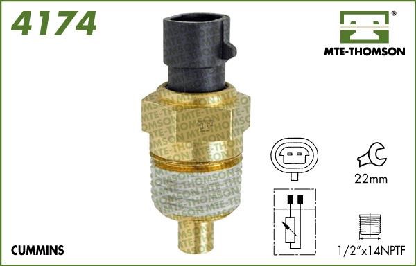 MTE-Thomson 4174 Sensor, coolant temperature 4174