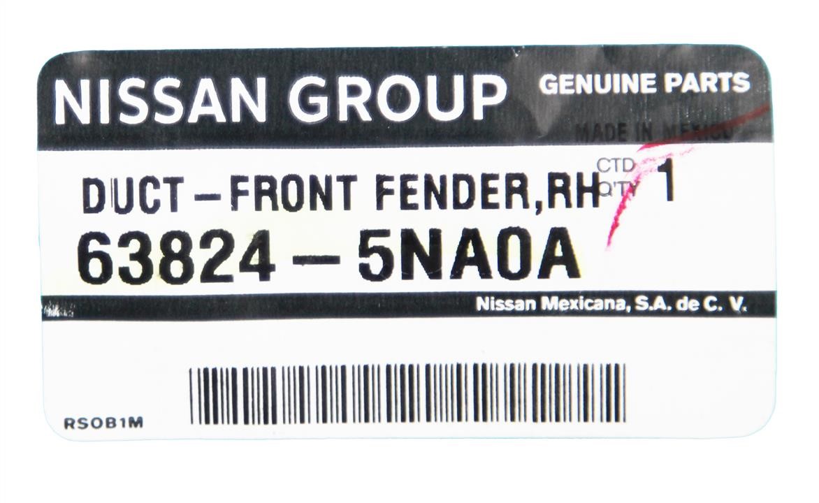 Buy Nissan 63824-5NA0A at a low price in United Arab Emirates!