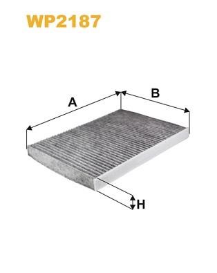 WIX WP2187 Activated Carbon Cabin Filter WP2187