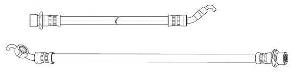 CEF 514702 Brake Hose 514702