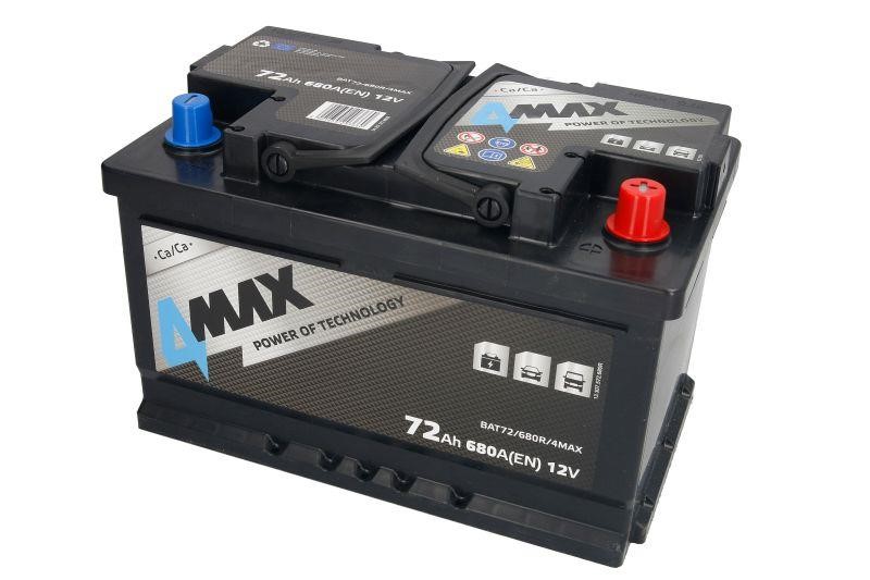 4max BAT72/680R/4MAX Battery 4max 12V 72Ah 680A(EN) R+ BAT72680R4MAX