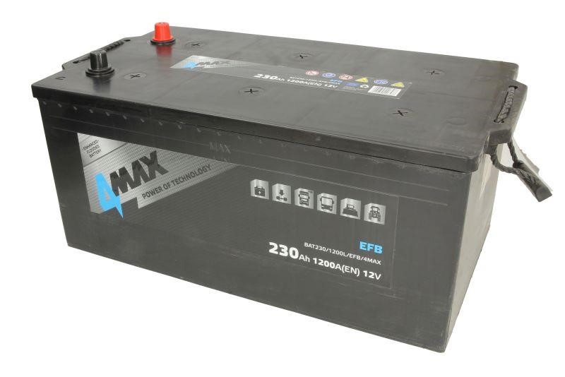 4max BAT230/1200L/EFB/4MAX Battery 4max EFB 12V 230Ah 1200A(EN) L+ BAT2301200LEFB4MAX