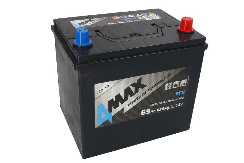 Battery 4max EFB 12V 65Ah 620A(EN) R+ 4max BAT65&#x2F;620R&#x2F;EFB&#x2F;JAP&#x2F;4MAX