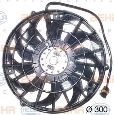 Hella 8EW 009 157-311 Fan, radiator 8EW009157311