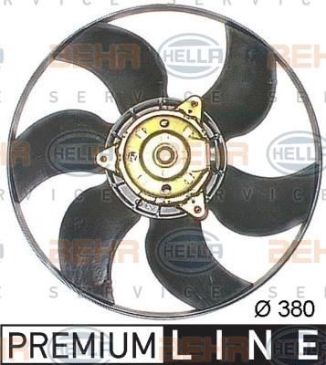 Hella 8EW 009 158-501 Fan, radiator 8EW009158501