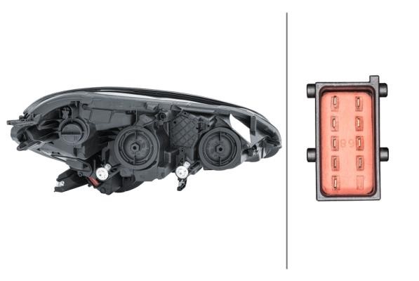 Headlight left Hella 1EF 011 830-011