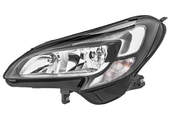 Headlight Opel Corsa E: 1EF011830051 Hella Headlight right