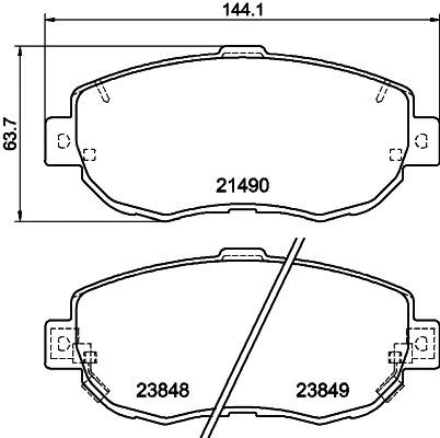 Buy Hella 8DB355010151 – good price at EXIST.AE!