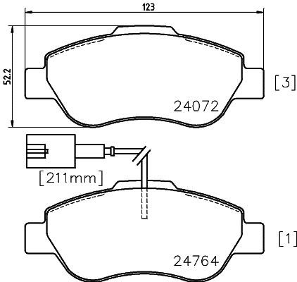 Buy Hella 8DB355014471 – good price at EXIST.AE!