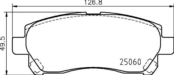 Hella 8DB 355 029-181 Brake Pad Set, disc brake 8DB355029181