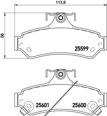 Hella 8DB 355 029-941 Brake Pad Set, disc brake 8DB355029941