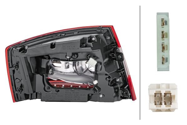 Combination Rearlight Hella 2SK 012 881-061