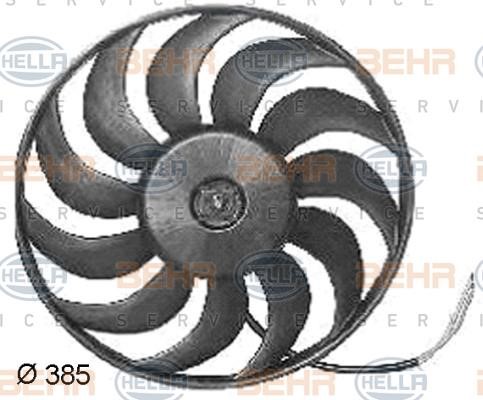 Hella 8EW 351 038-361 Fan, radiator 8EW351038361