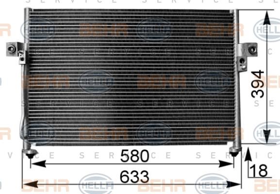 Hella 8FC 351 038-761 Cooler Module 8FC351038761