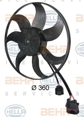 Hella 8EW 351 039-171 Fan, radiator 8EW351039171
