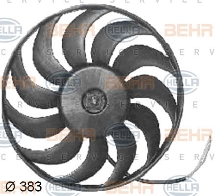 Hella 8EW 351 034-781 Fan, radiator 8EW351034781