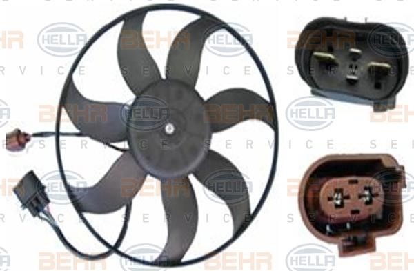 Hella 8EW 351 039-794 Fan, radiator 8EW351039794