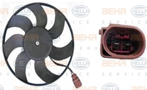 Hella 8EW 351 040-064 Fan, radiator 8EW351040064