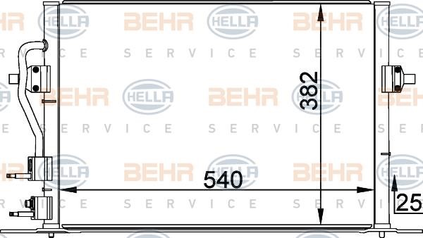 Hella 8FC 351 035-581 Cooler Module 8FC351035581