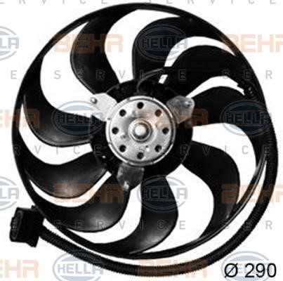 Hella 8EW 351 043-571 Fan, radiator 8EW351043571