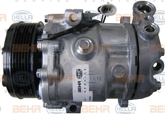Hella 8FK 351 127-761 Compressor, air conditioning 8FK351127761 8FK351127761 Hella Compressor, air conditioning