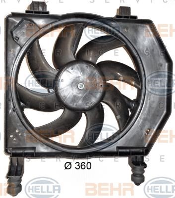 Fan, radiator Hella 8EW 351 150-264
