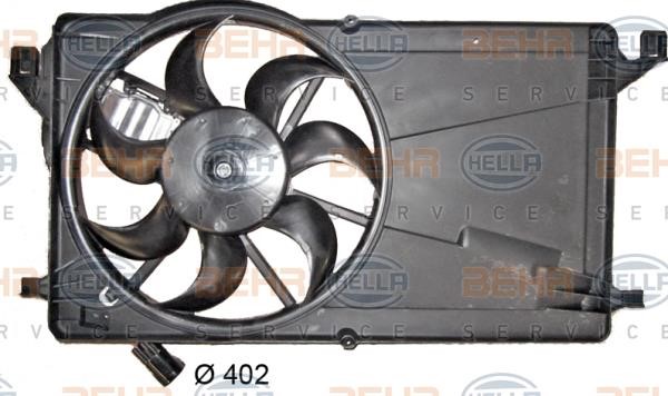 Hella 8EW 351 150-424 Fan, radiator 8EW351150424