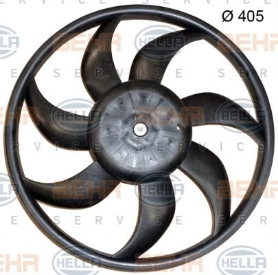 Fan, radiator Hella 8EW 351 150-464
