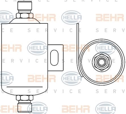 8FT351192491 Hella Dryer, air conditioner