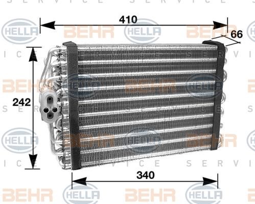 Hella 8FV 351 210-331 Air conditioner evaporator 8FV351210331