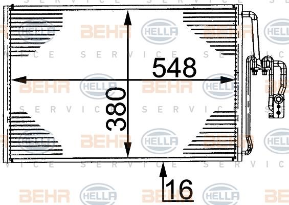 Hella 8FC 351 301-194 Cooler Module 8FC351301194