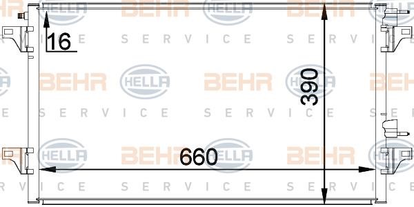 Hella 8FC 351 300-344 Cooler Module 8FC351300344