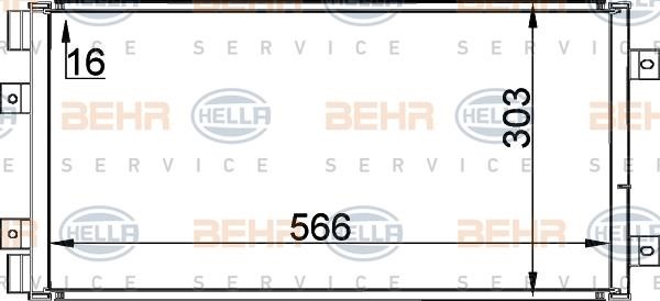 Hella 8FC 351 300-741 Cooler Module 8FC351300741