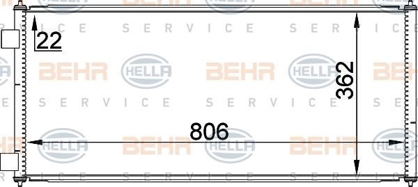 Hella 8FC 351 300-751 Cooler Module 8FC351300751