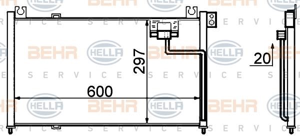 Hella 8FC 351 306-141 Cooler Module 8FC351306141