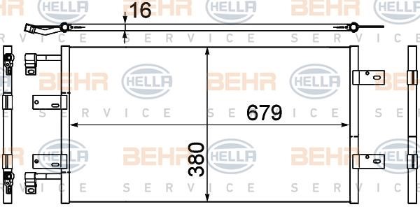 Hella 8FC 351 303-591 Cooler Module 8FC351303591
