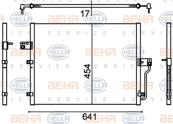 Hella 8FC 351 310-711 Cooler Module 8FC351310711